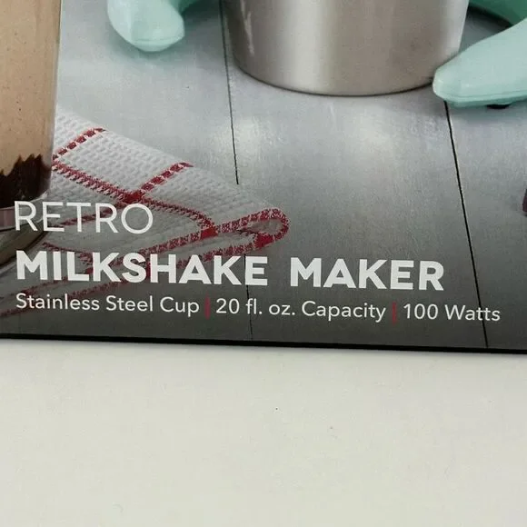 Dash Retro Milkshake Maker Stainless Steel 20 fl. Oz cup - Picture 8 of 11